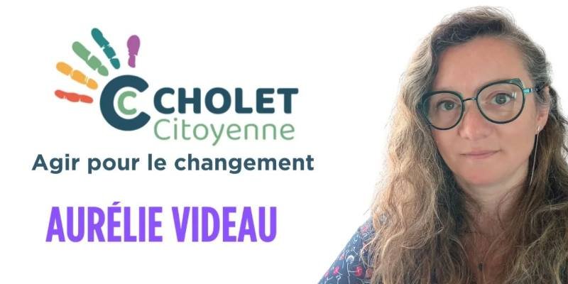 Aurélie Videau, colistier Cholet Citoyenne, élections municipales Cholet 2026