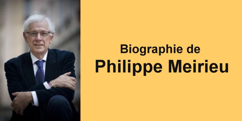 Biographie de Philippe Meirieu