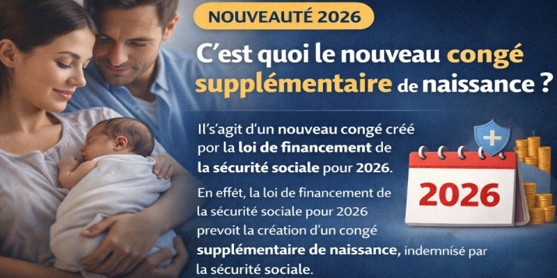 Congé supplémentaire de naissance 2026 : durée, indemnisation et conditions