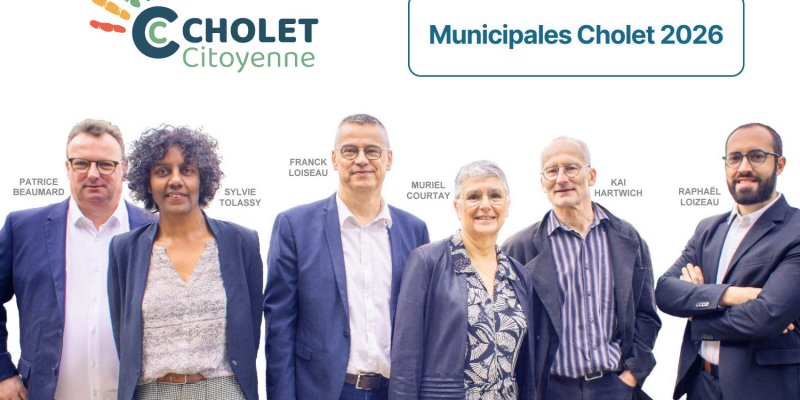 Déclaration de soutien à la Cholet Citoyenne, élections municipales Cholet 2026