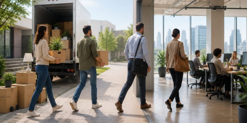 Déménagement des salariés et lieu de travail : ce que dit la loi