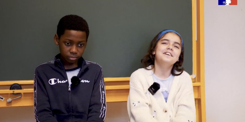 Des élèves de 6e du Collège Debussy à Nantes ont participé à la rédaction d'un roman pour sensibiliser à la prévention des risques.