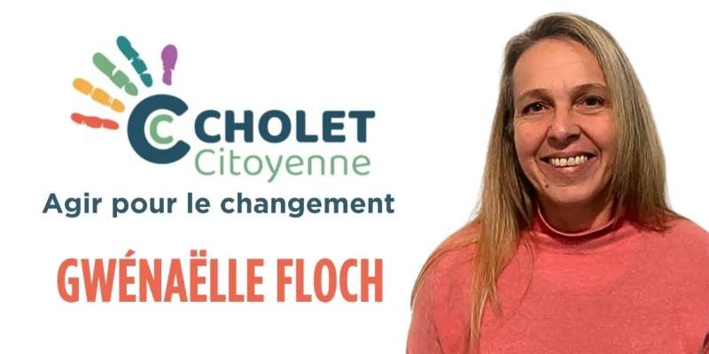 Gwénaëlle Floch, colistier Cholet Citoyenne, municipales Cholet 2026
