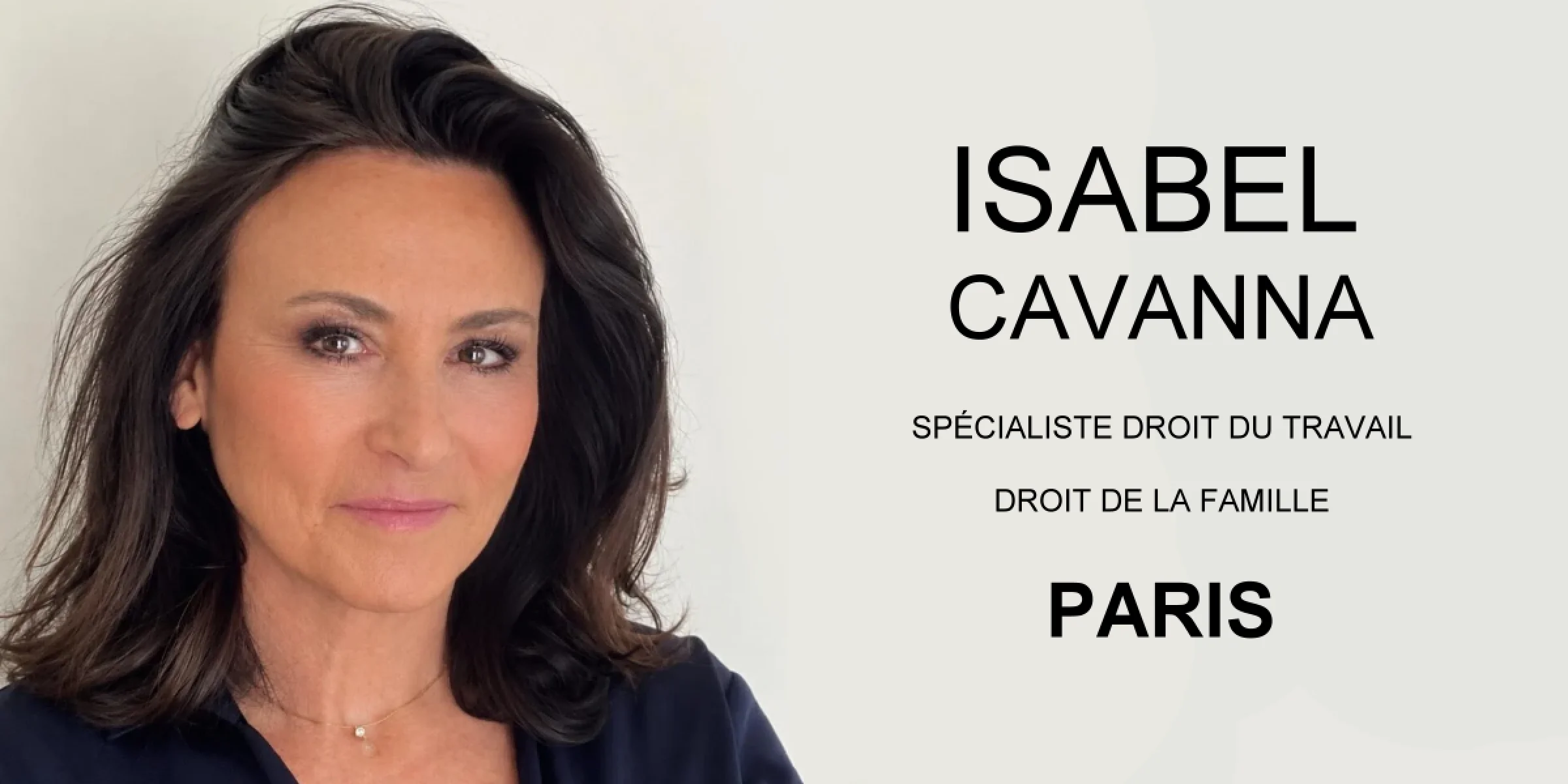 Isabel Cavanna : avocat spécialiste en droit du travail