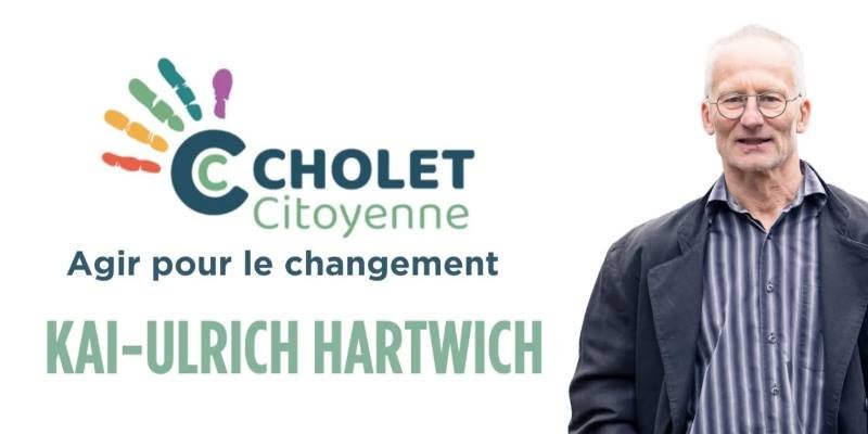 Kai-Ulrich Hartwich, membre de la liste Cholet Citoyenne, municipales Cholet 2026