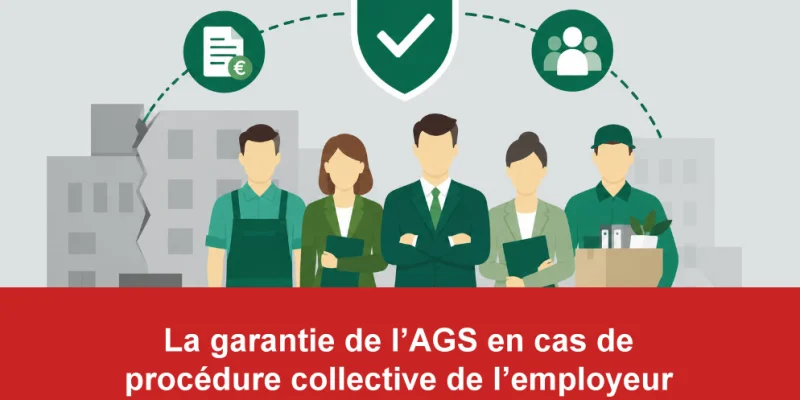 La garantie de l'AGS en cas de procédure collective de l'employeur : résumé