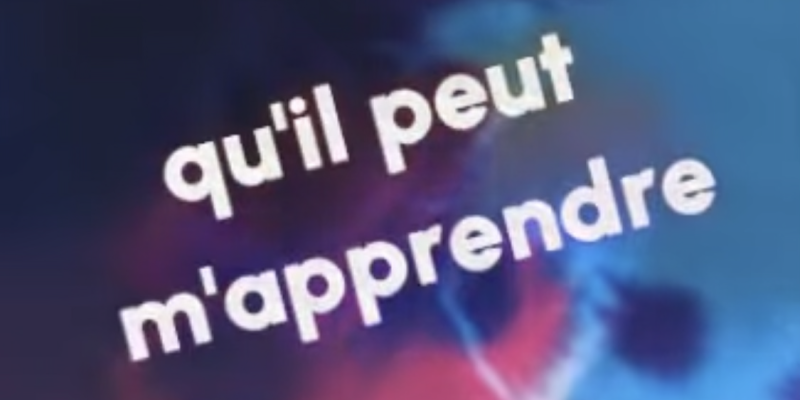 La vie ne m’apprend rien de Daniel Balavoine, cover duo avec Miliy