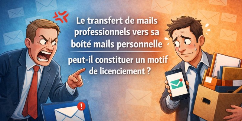 Le transfert de mails professionnels vers sa boîte personnelle peut-il constituer un motif de licenciement ?