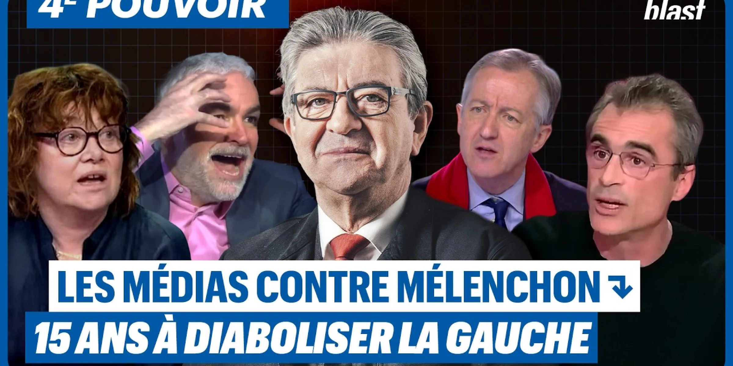 Les médias contre Mélenchon : 15 ans à diaboliser la Gauche