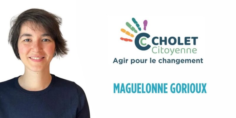 Maguelonne Gorioux soutient Cholet Citoyenne pour les élections municipales de Cholet 2026
