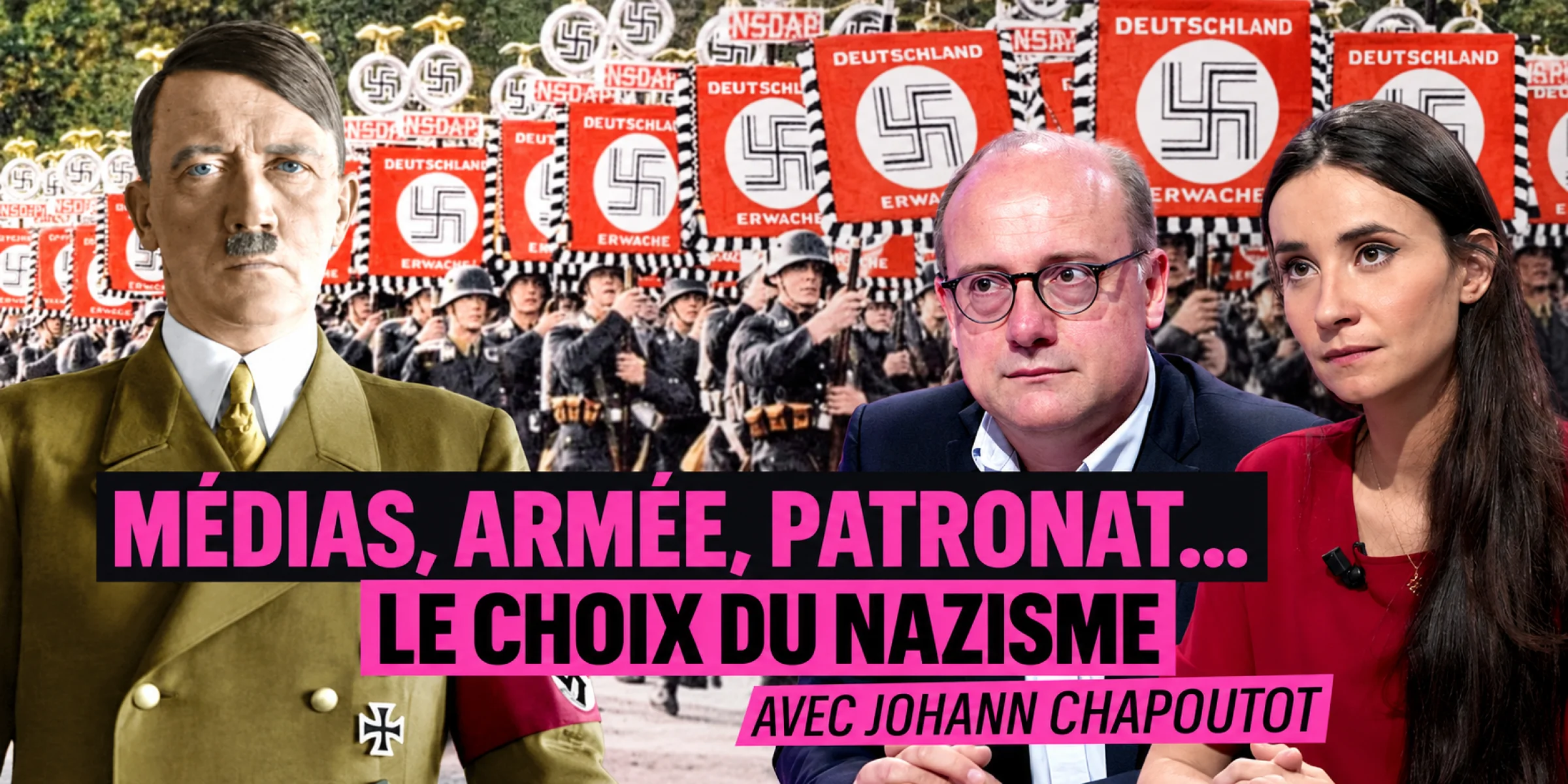 Blast. Médias, armée, patronat... : le choix du Nazisme avec Johann Chapoutot au micro de Salomé Saqué