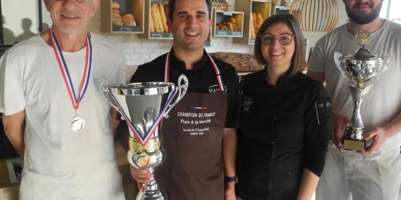 Meilleur flan vanille et meilleure brioche : cette boulangerie choletaise décroche deux titres de