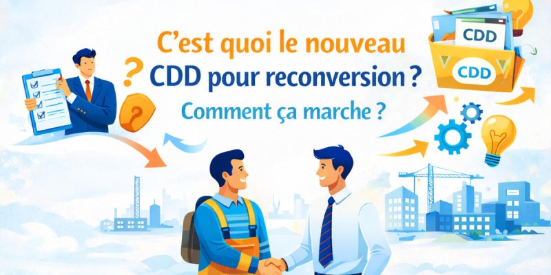 Nouveau CDD pour reconversion : comment ça marche ?