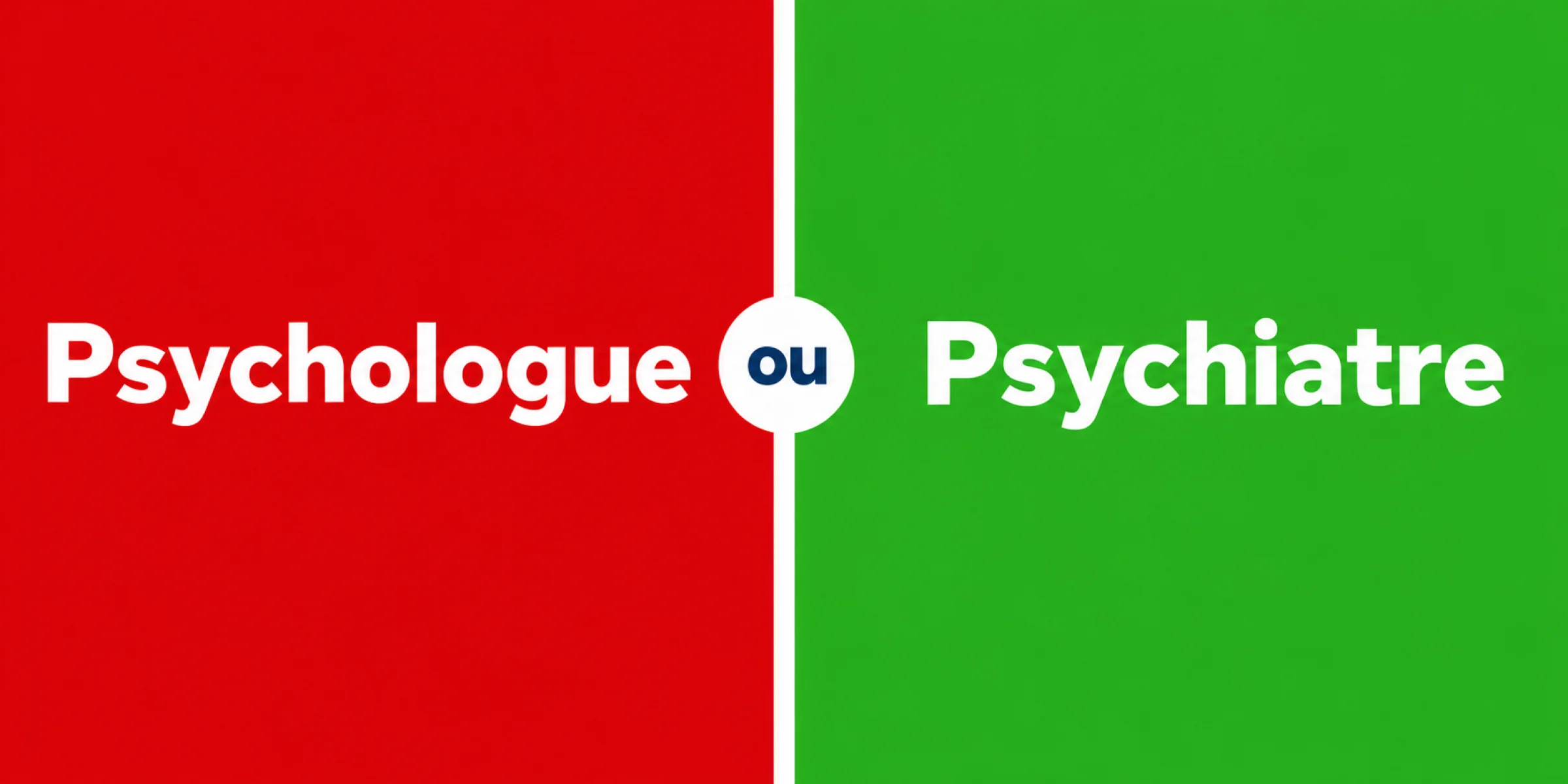Quelle est la différence entre psychologue et psychiatre ?