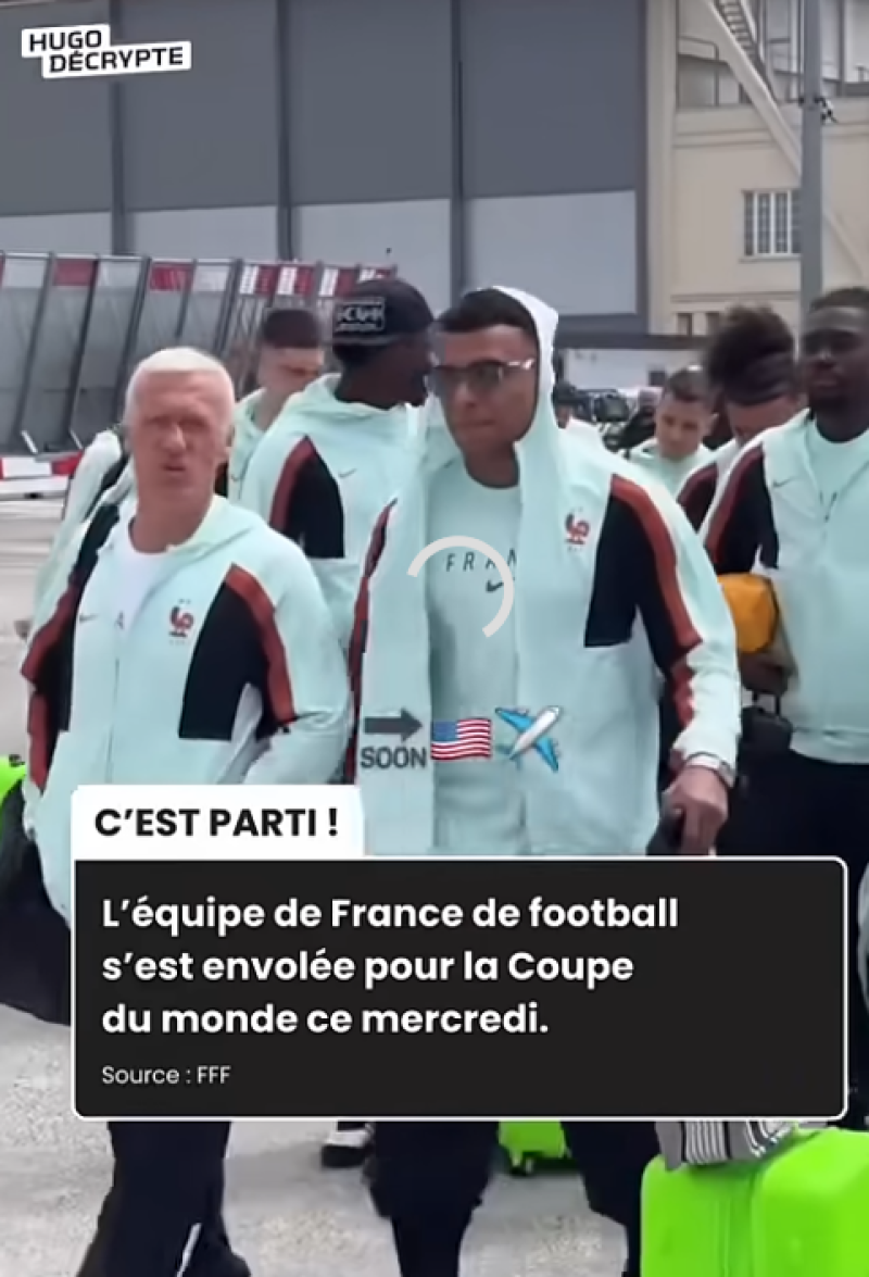 Les Bleus s’envolent pour la Coupe du monde 2026 !