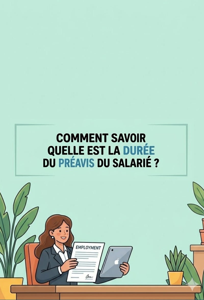 Comment savoir quelle est la durée du préavis du salarié ?