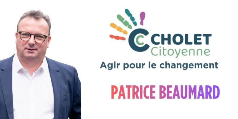 Patrice Beaumard, membre de Cholet Citoyenne, municipales Cholet 2026