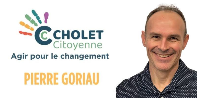 Pierre Goriau, membre de la liste Cholet Citoyenne, municipales Cholet 2026