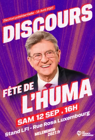 Jean-Luc Mélenchon à la Fête de l’Humanité !