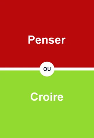Quelle différence entre penser et croire ?