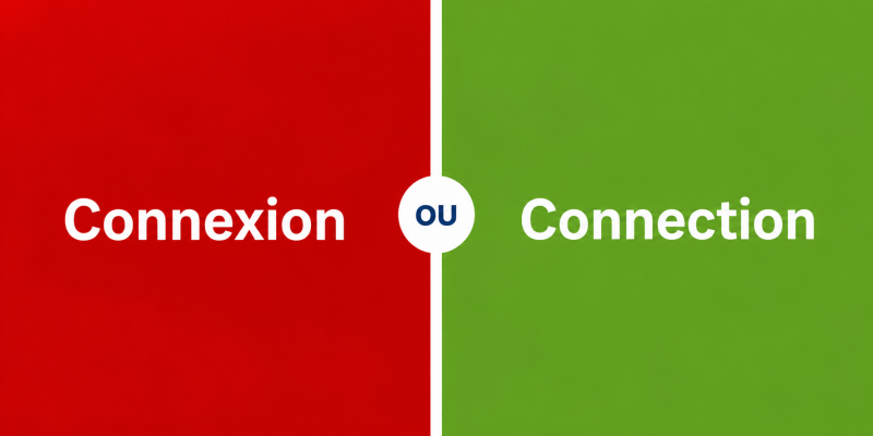 Quelle différence entre Connexion et Connection
