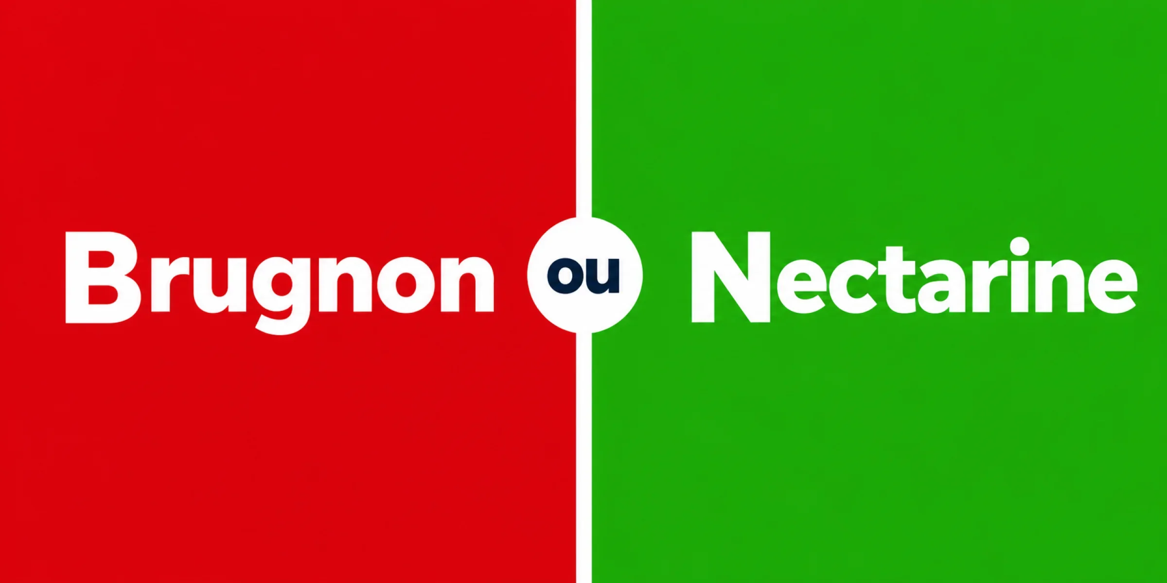 Quelle différence entre brugnon et nectarine ?