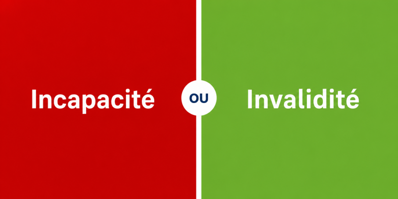 Quelle différence entre incapacité et invalidité