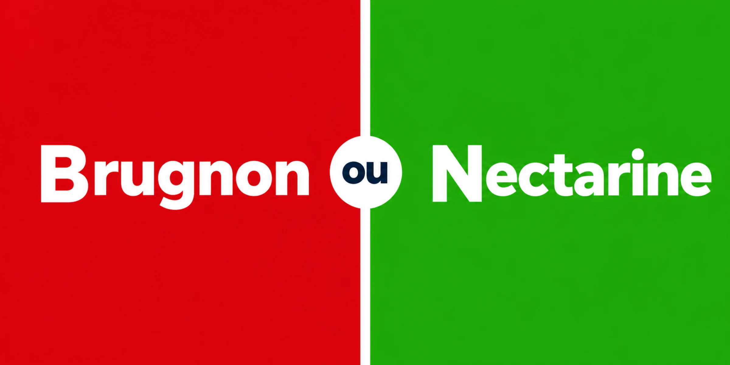 Quelle est la différence entre brugnon et nectarine ?