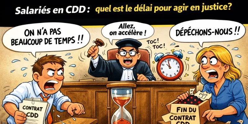 Salariés en CDD : quel est le délai pour agir en justice ?