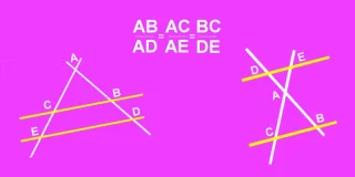 MATHS : Théorème de Thalès