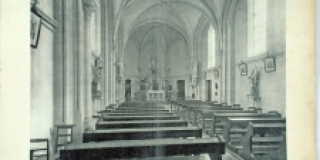 Cholet 1927. Photographie de la chapelle de la Retraite