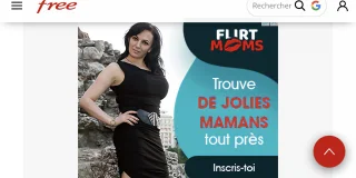 La pub chez Free, le site
