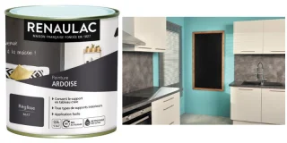 Peinture tableau craie noir mat Cholet. 0,5 L - Brico Dépôt