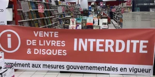 Cette photo très partagée résume l'absurdité de la situation pour le secteur du livre