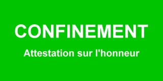 Attestation confinement déménagement