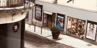 Il neige de gros flocons à Cholet