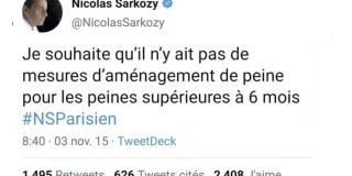 Sarkozy contre l'aménagement au-delà 6 mois
