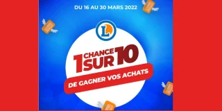 Jeu Leclerc Cholet du 16 au 30 mars 2022