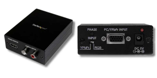 Convertisseur Vidéo Composante YPbPr (YUV) ou VGA et Audio vers HDMI