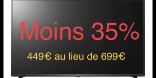 Moins 35% TV LED Lg 55UP75006