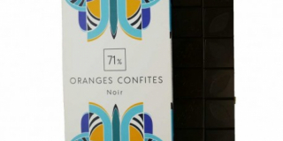 Tablette Oranges confites Noir 71%