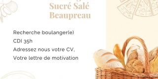 Offre d’emploi boulanger à Beaupréau