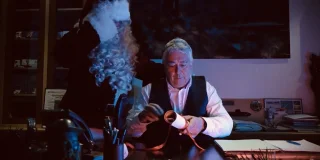 Le Père Noël arrive à Cholet