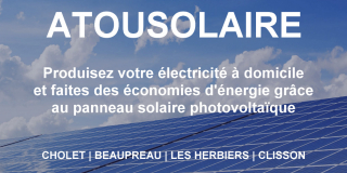 Atousolaire : installation de panneaux solaires photovoltaïques à Cholet