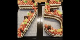 Gâteau d'anniversaire à Cholet, Beaupréau et aux Herbiers : l'incontournable Number Cake de Sucré Salé
