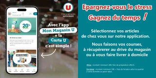 Faites vos courses de chez vous à Cholet avec l'application Courses U vos courses en ligne