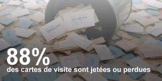 88% de vos cartes de visite ne servent strictement à rien, mais j'ai des solutions