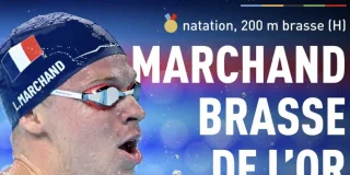 Deux titres en deux heures pour Léon Marchand, sacré sur 200 m brasse ! L'Ãquipe