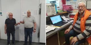 Le 26 Aout reprise de la Banque Alimentaire de Cholet . Bernard passe la main à Dominique .
