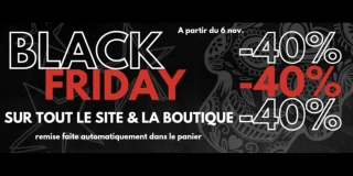 Black Friday Cholet. -40% sur toute la boutique et sur le site R'du Sud